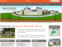 Tablet Screenshot of ourlovesfarm.co.uk